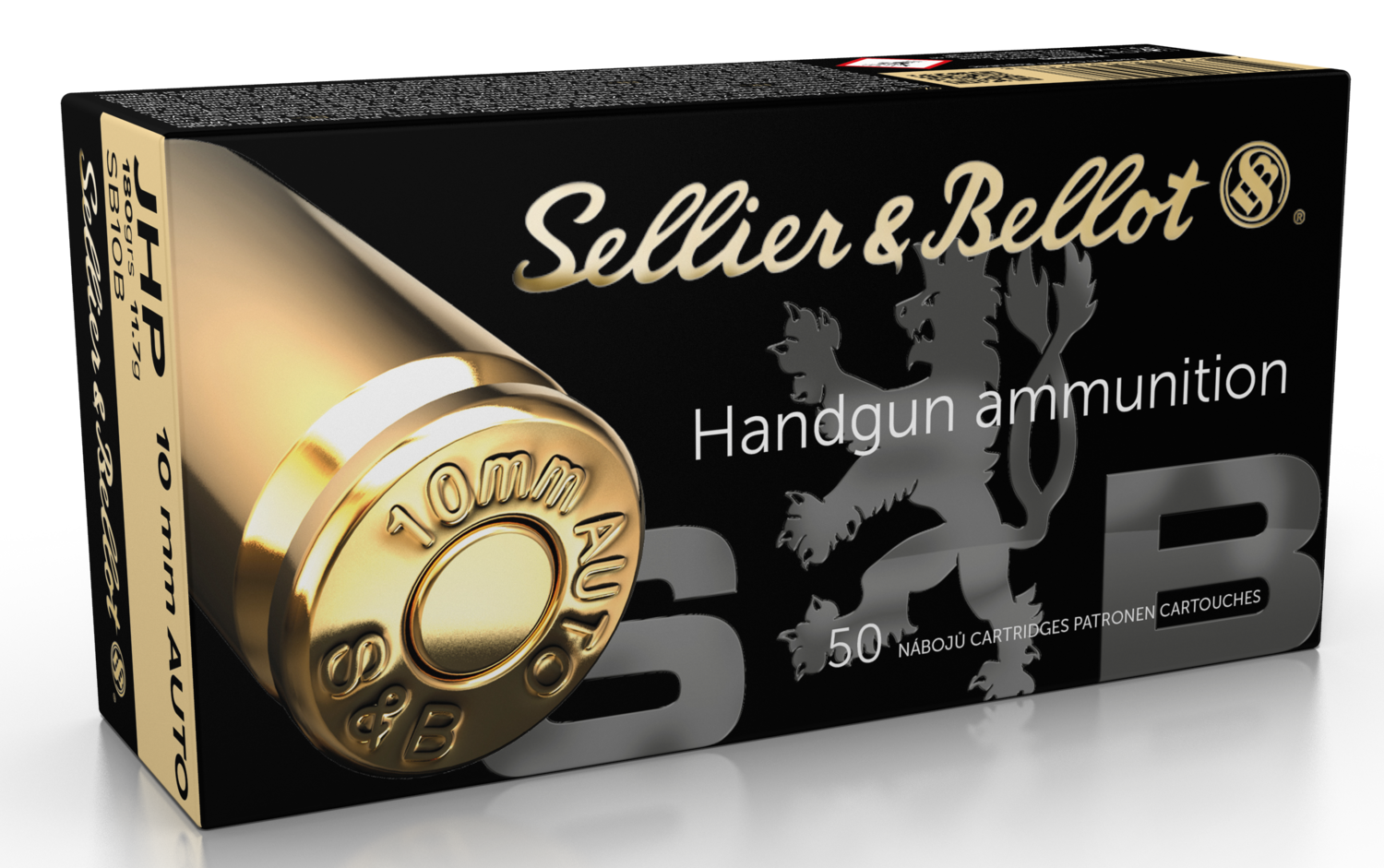 Sellier & Bellot Handgun, S&b Sb10b          10mm    180 Jhp           50/20