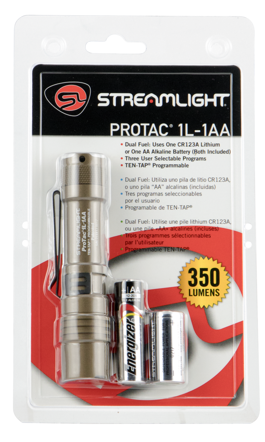 Streamlight Protac, Stl 88073  Protac 1l/1aa Coyote Brown