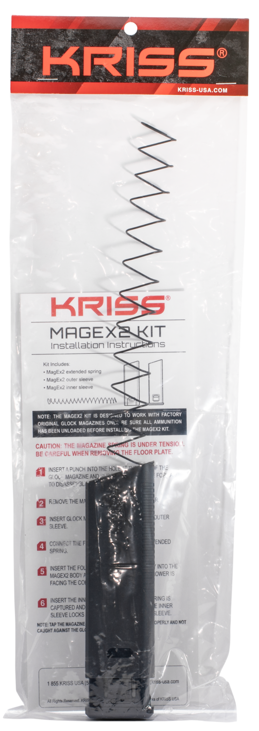 Kriss Usa Mag-ex2, Kriss Kvamx2k90bl00 Magex2 Kit Glock 17 9mm 40rd