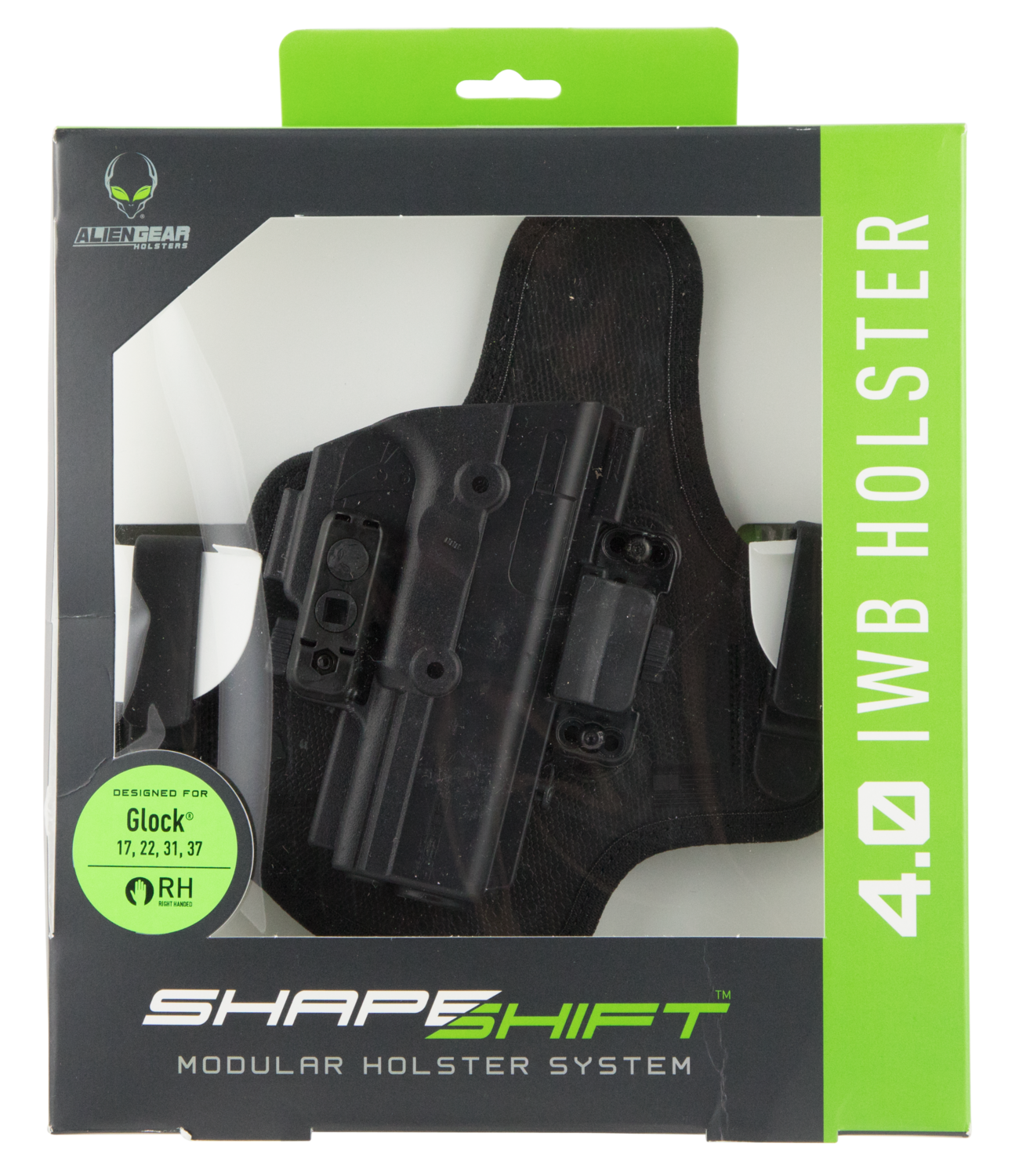 Alien Gear Holsters Shapeshift, Agh Ssiw-0771-rh-xxx      Shape Shift 4 Iwb Lc9s