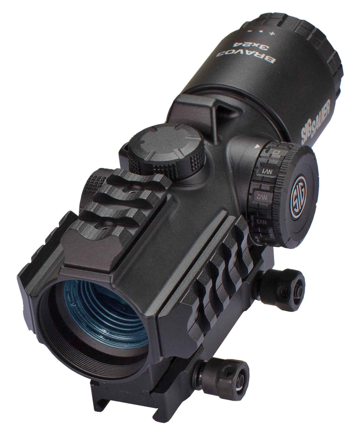 Sig Sauer Electro-optics Bravo3, Sig Sob33102    Bravo3 3x24il     300 Dot      Blk