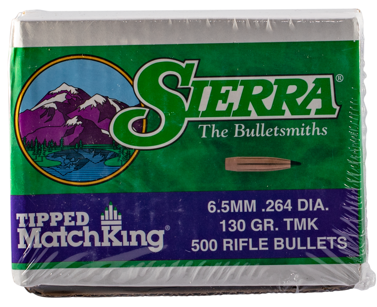 Sierra Tipped Matchking, Sierra 7430c .264 130 Tipped Mk                500