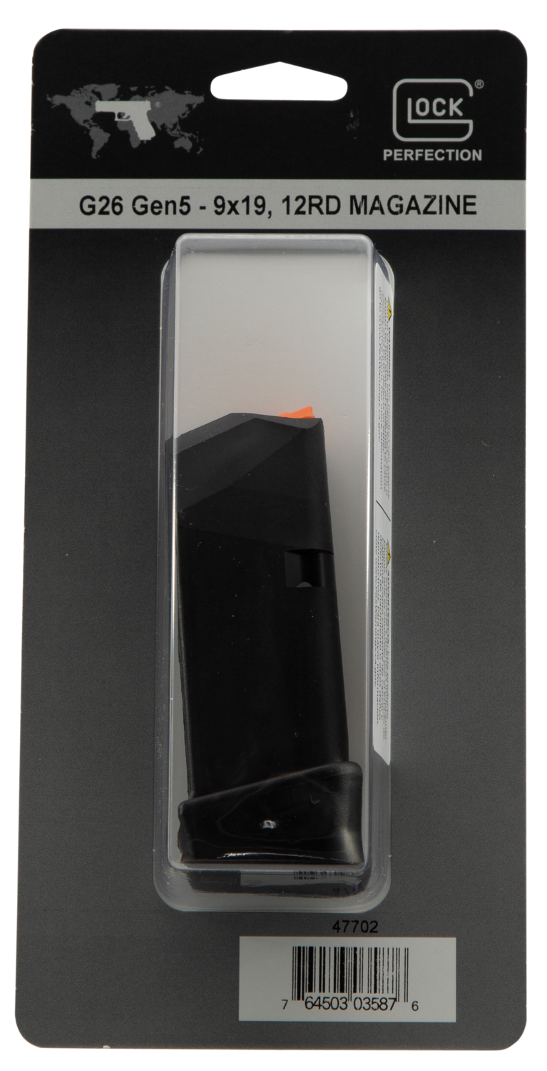 Glock G26, Glock 47702    Mag G26 G5     9mm          12r Pkg