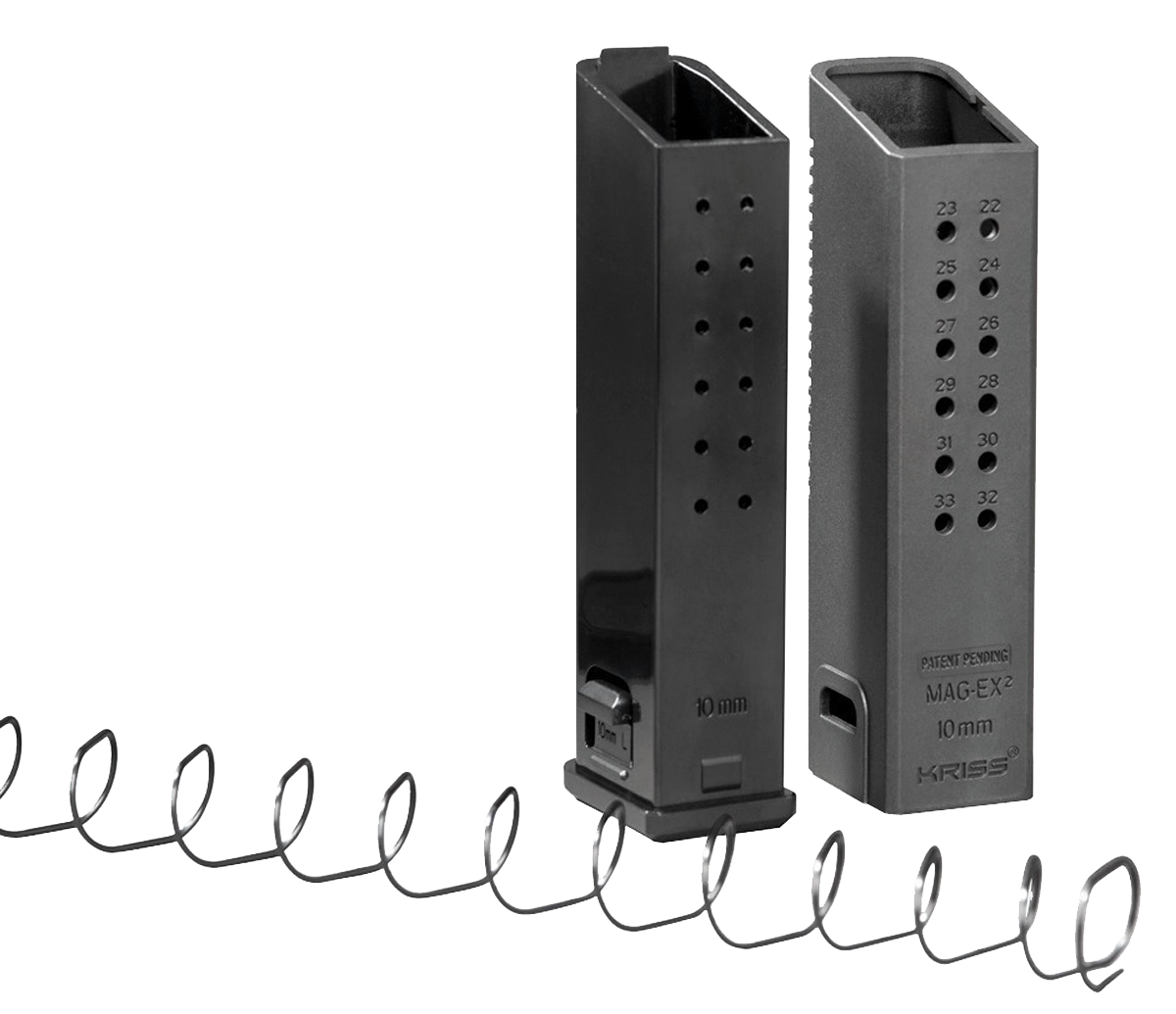 Kriss Usa Mag-ex2, Kriss Kvamx2k10bl00 Magex2 Kit Glock 20 10mm 33rd