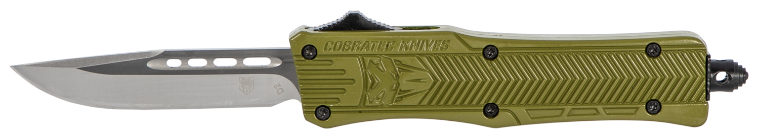 Cobra Tec Knives Llc Ctk-1, Cobra Sodctk1sdns    Sml Ctk1 Drop Blade Od Green