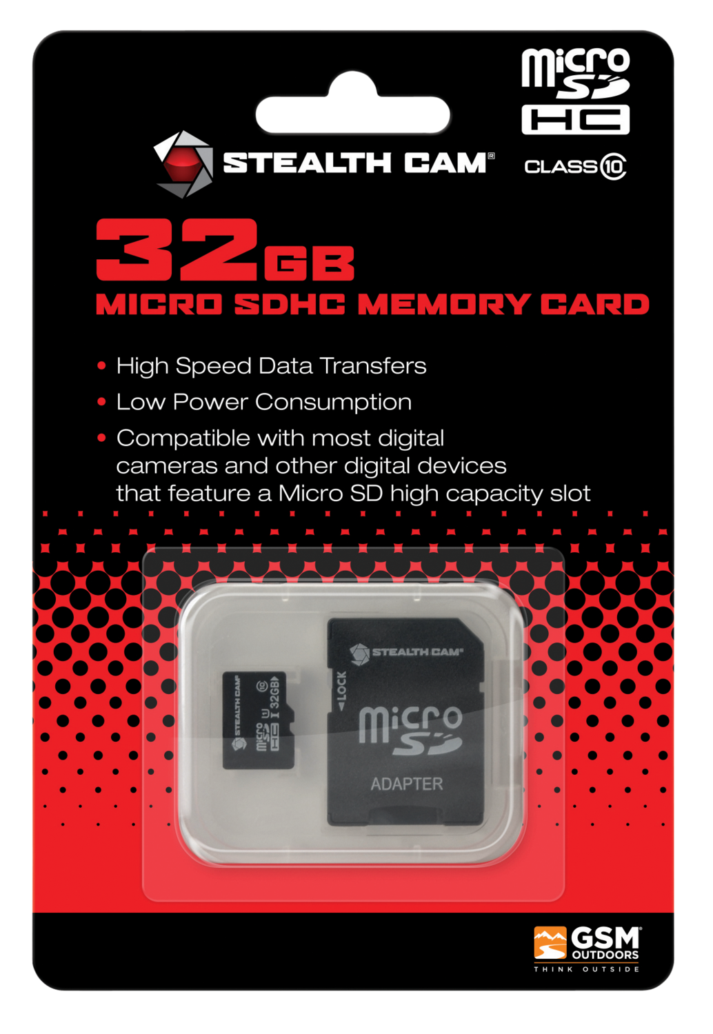 Stealth Cam Micro Sd Memory Card, Steal Stc-32micsd      32gb Micro Sd Card
