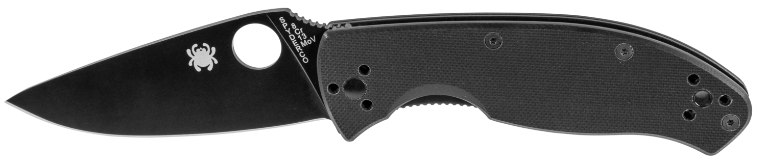 Spyderco Tenacious, Spy C122gbbkp   Tenacious G10 Pln   Dp  3.39   Blk