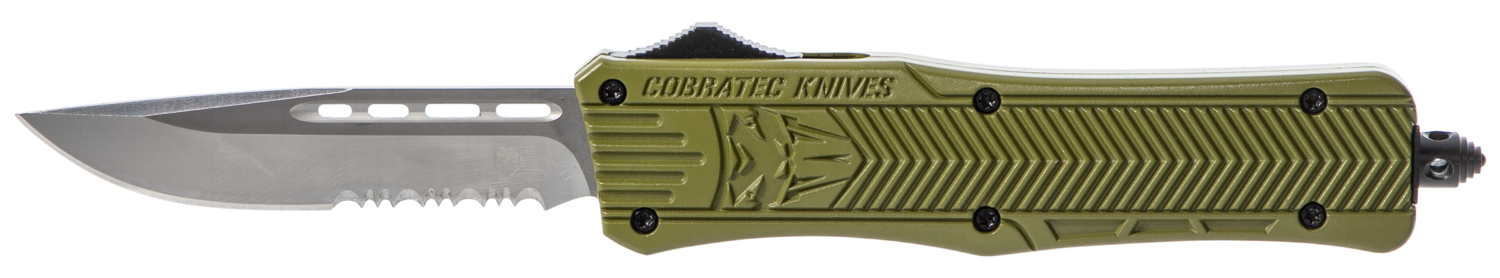 Cobra Tec Knives Llc Ctk-1, Cobra Modctk1mds     Med Ctk1 Serr Drop Odgreen