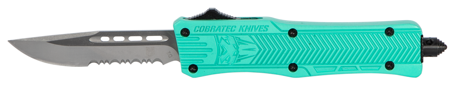 Cobra Tec Knives Llc Ctk-1, Cobra Stbctk1sds     Sml Ctk1 Serr Drop Blue