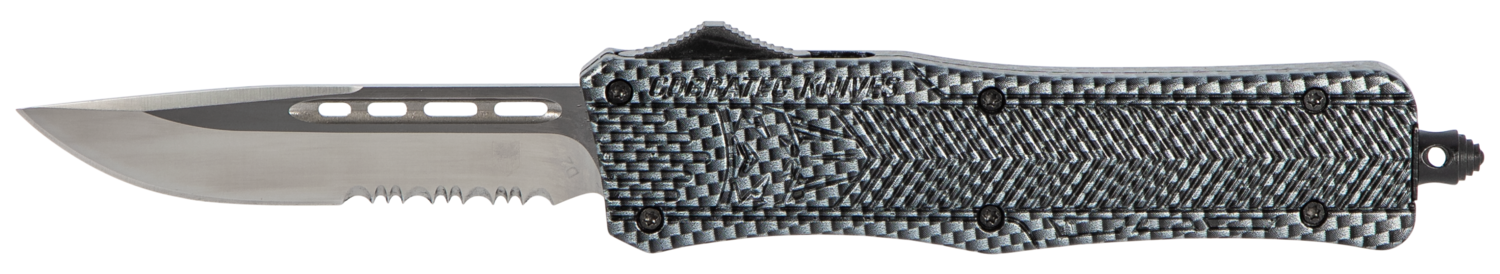 Cobra Tec Knives Llc Ctk-1, Cobra Mcfctk1mds     Med Ctk1 Serr Carbon Fiber