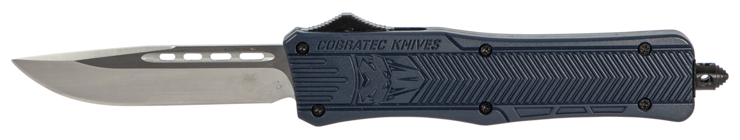 Cobra Tec Knives Llc Ctk-1, Cobra Mnyctk1mdns    Med Ctk1 Nypd Drop Blue