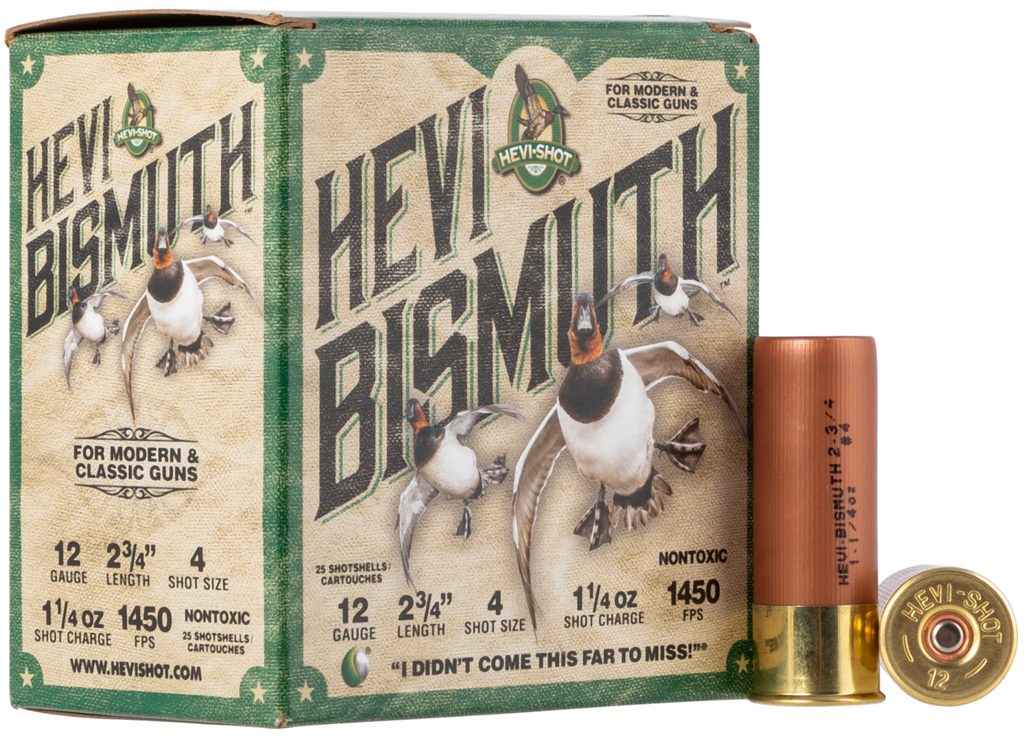 Hevishot Hevi-bismuth, Hevi Hs14704 Bismuth Wf   12 2.75  4  11/4  25/10