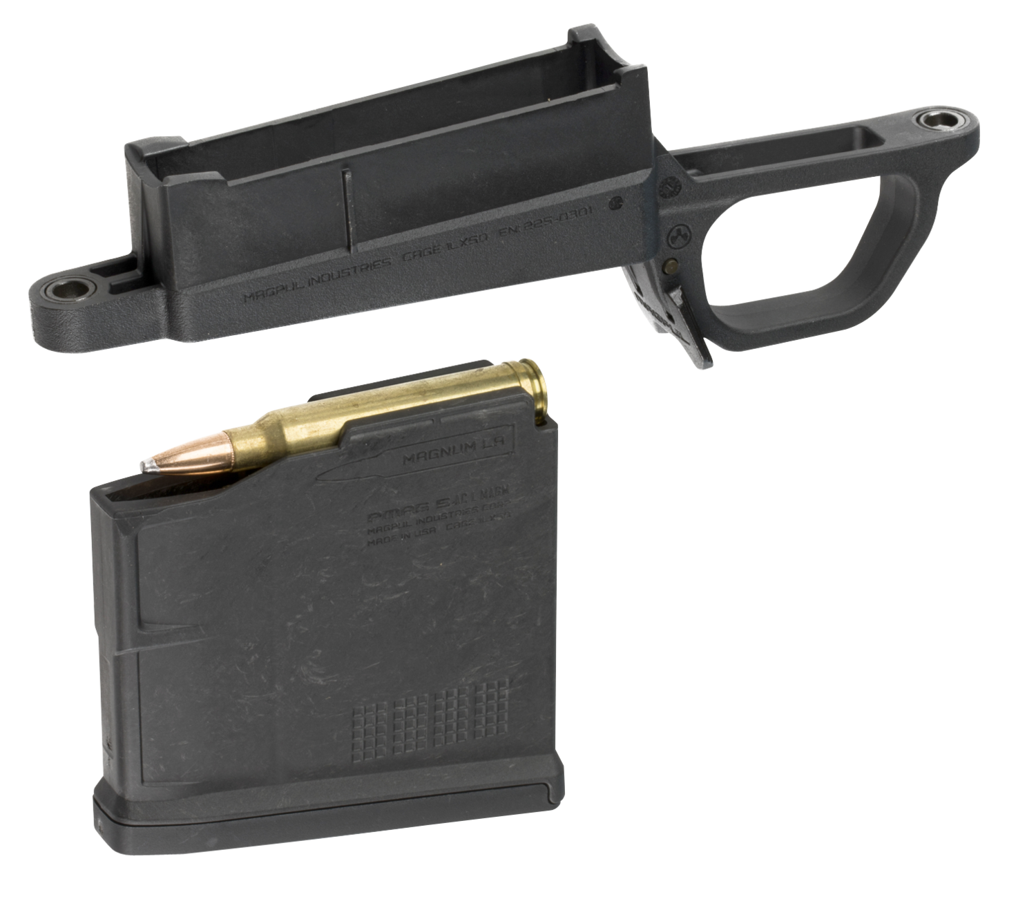 Magpul Industries Corp Bolt Action Mag Well, Magpul Mag569-blk Bltact Mag Well 700l Magnum Hnt