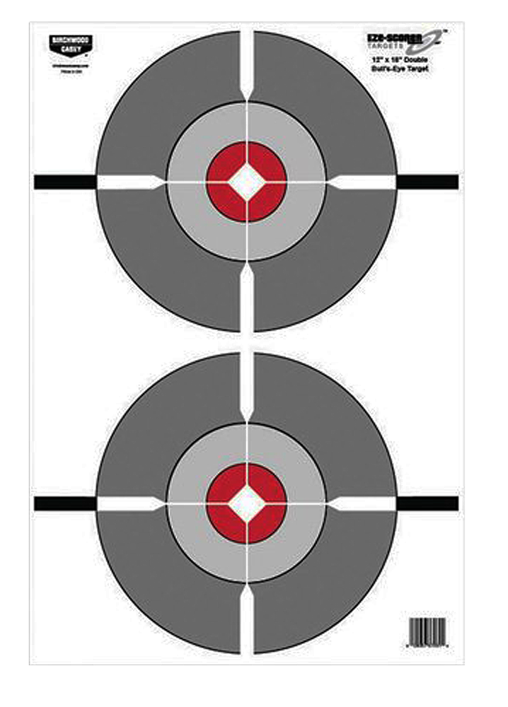 Birchwood Casey Eze-scorer, Bir 37061          Ezescorer 12x18 Dbl Blleye 100p