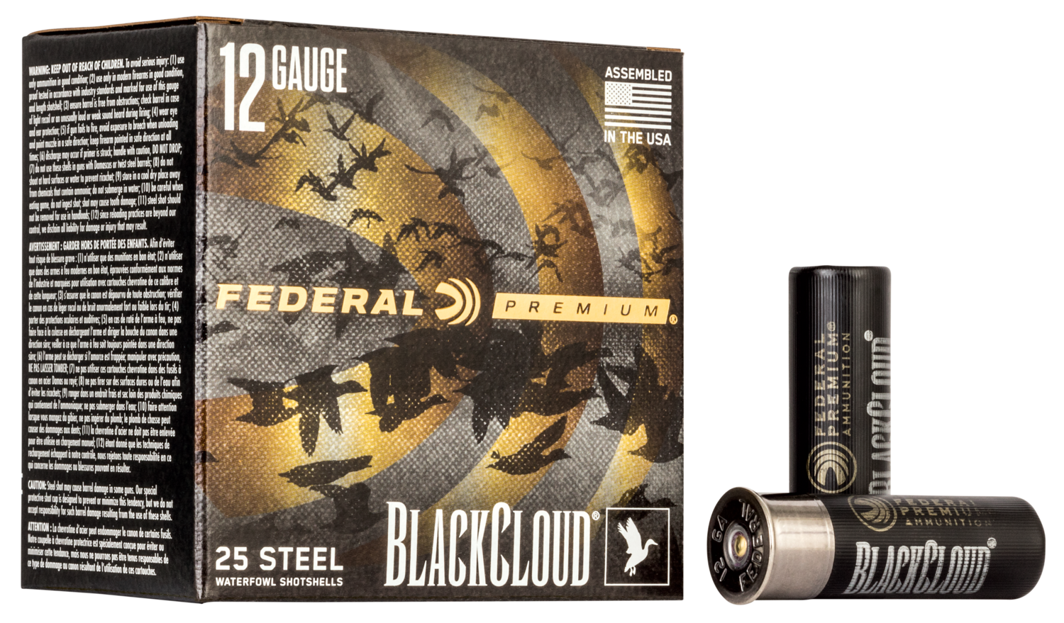 Federal Premium, Fed Pwbx1424      Blkcld 12 3in 1-1/4        25/10