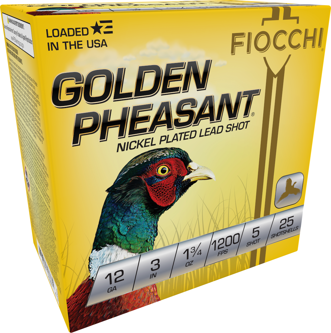 Fiocchi Golden Pheasant, Fio 123gp5    Gld Phs       13/4             25/10