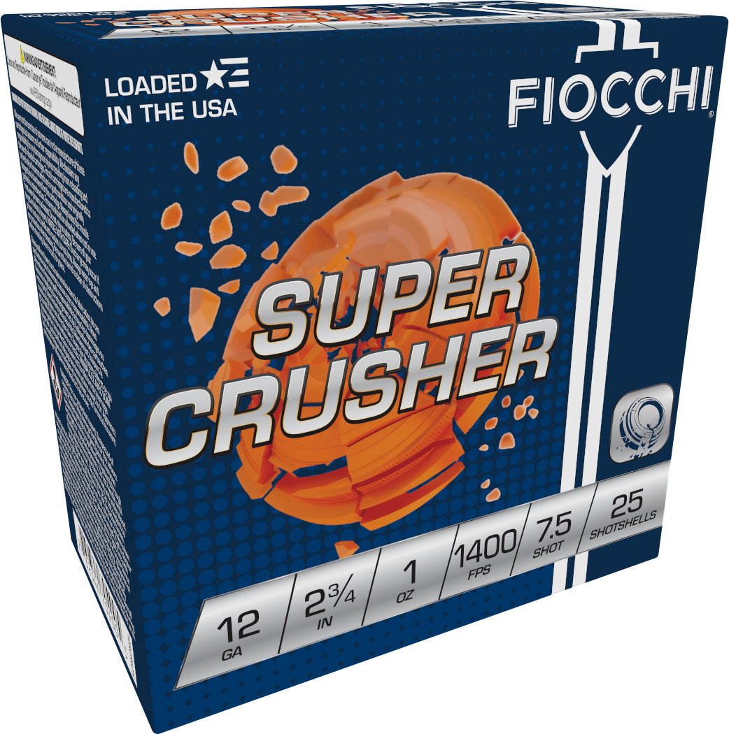 Fiocchi Exacta Target, Fio 12scrs75  Sup Crusher   1oz              25/10