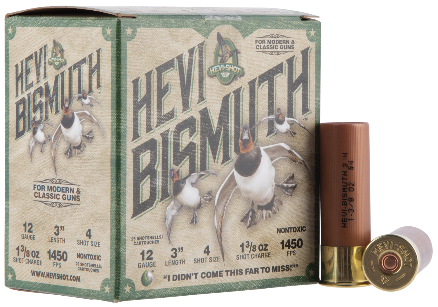 Hevishot Hevi-bismuth, Hevi Hs14004 Bismuth Wf   12 3in   4  13/8  25/10