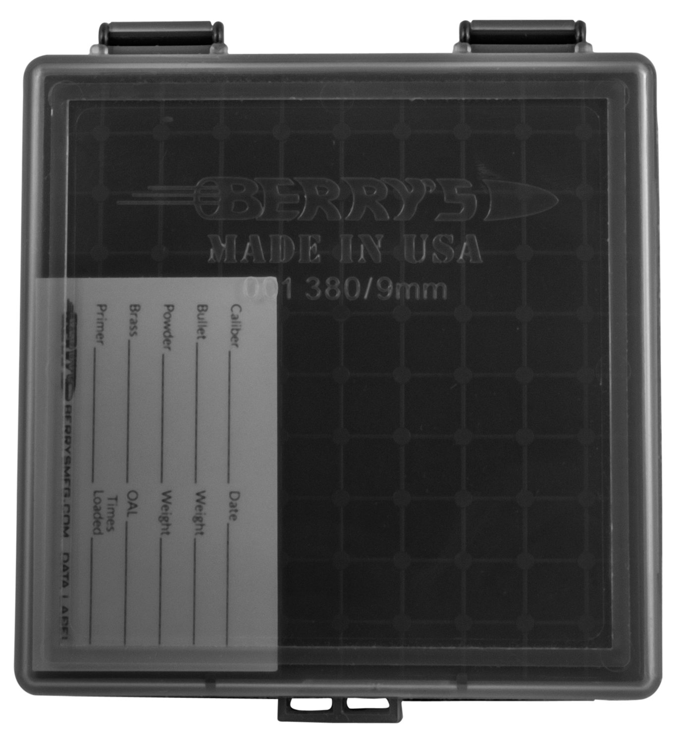 Berrys 001, Berrys 41236     001 Ammo Bx .380/9mm  100r Smk/bk