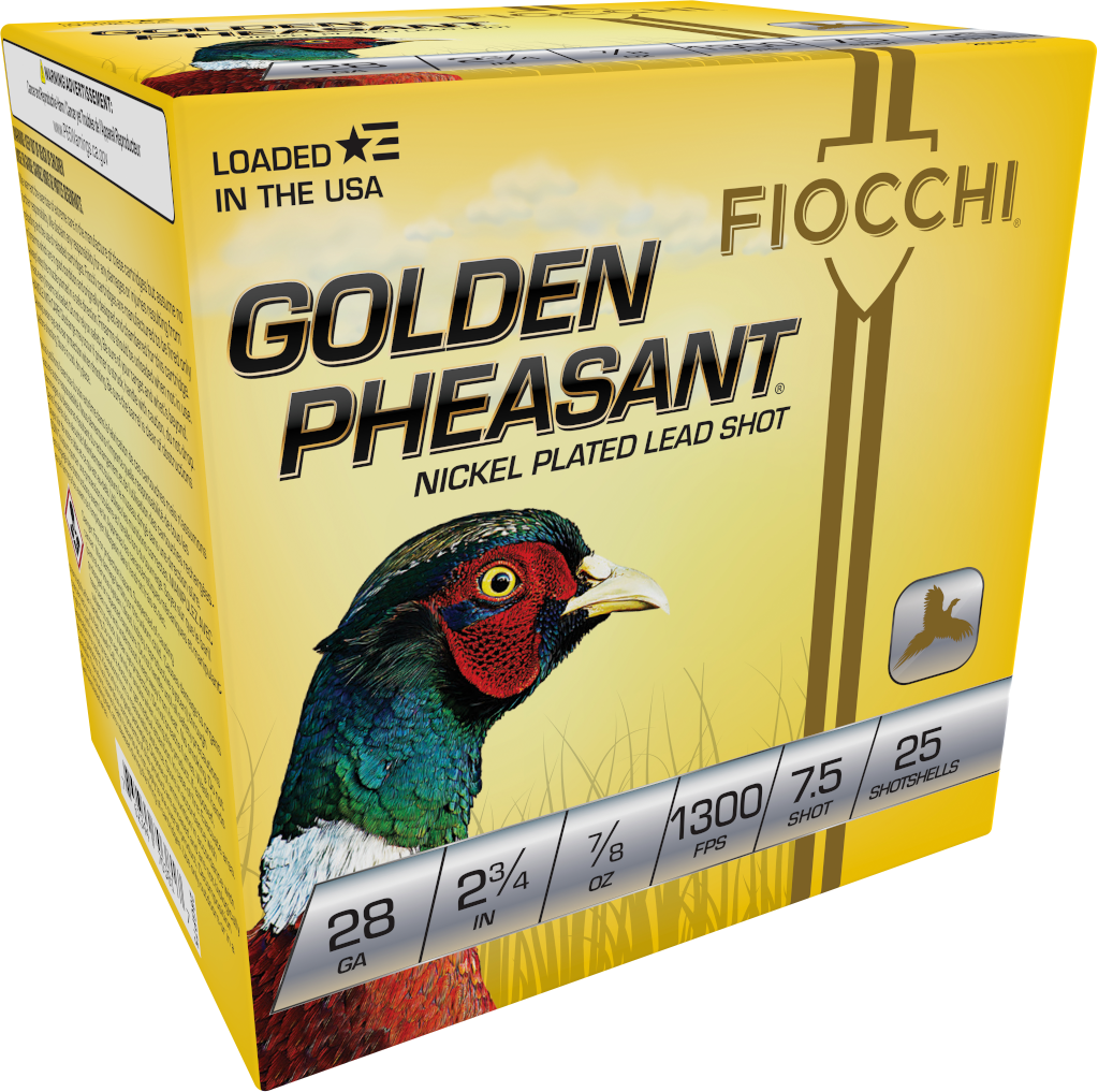 Fiocchi Golden Pheasant, Fio 28gp75    Gld Phsnt      7/8             25/10