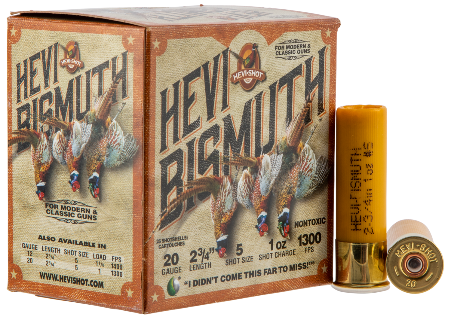 Hevishot Hevi-bismuth, Hevi Hs17715 Bismt Upland 20 2.75  5  1oz   25/10