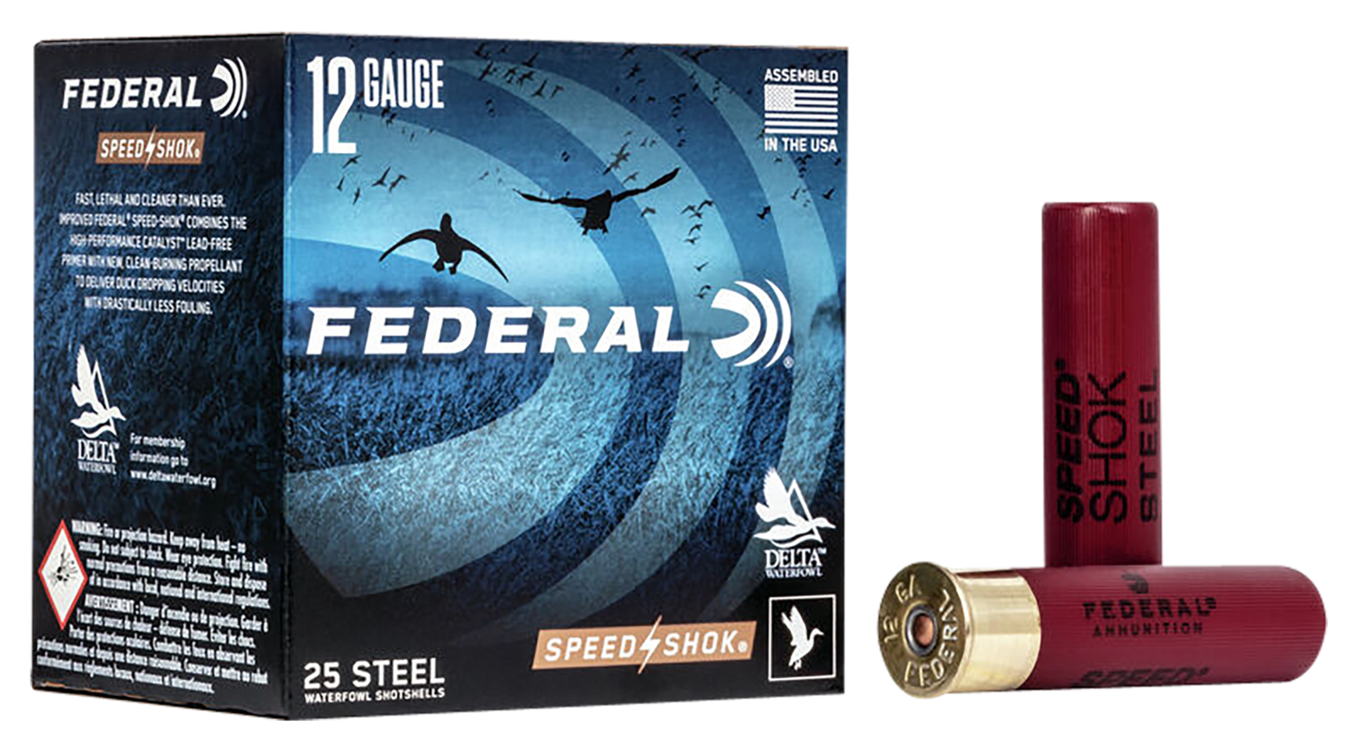 Federal Speed-shok, Fed Wf133bb       Spdshk 12 3.5 1-3/8 Stl    25/10