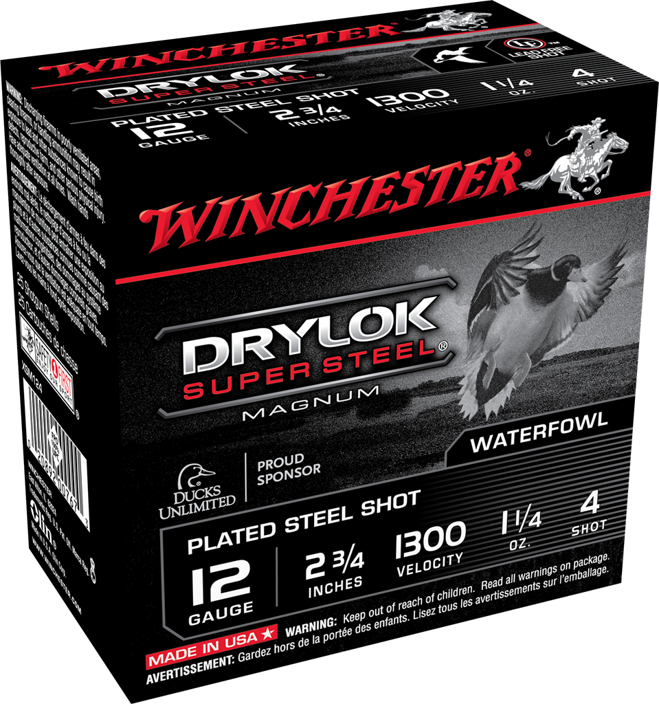 Winchester Ammo Drylock Super, Win Xsm124     2mag    11/4  Stl             25/10