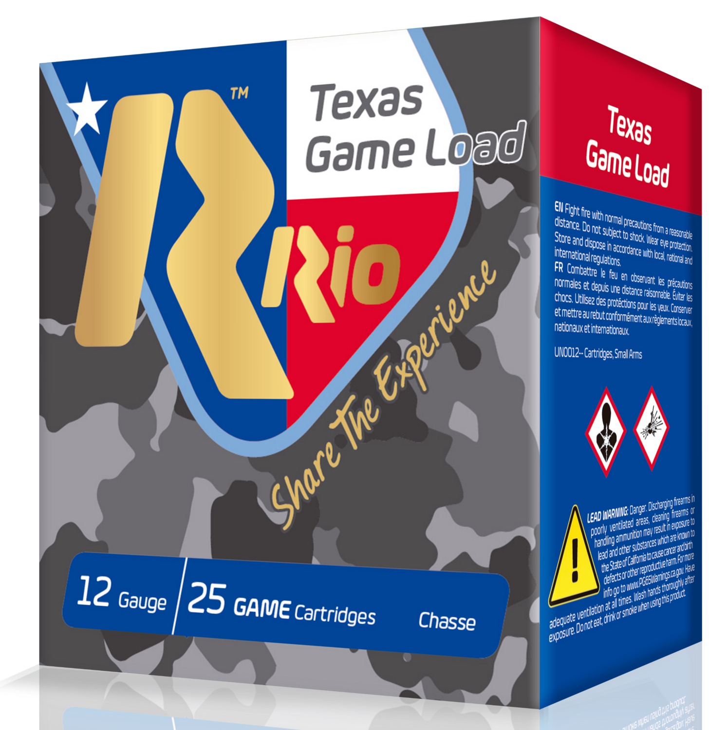 Rio Ammunition Top Game, Rio Tg368tx    12 2.75     11/4   Txgame     25/10
