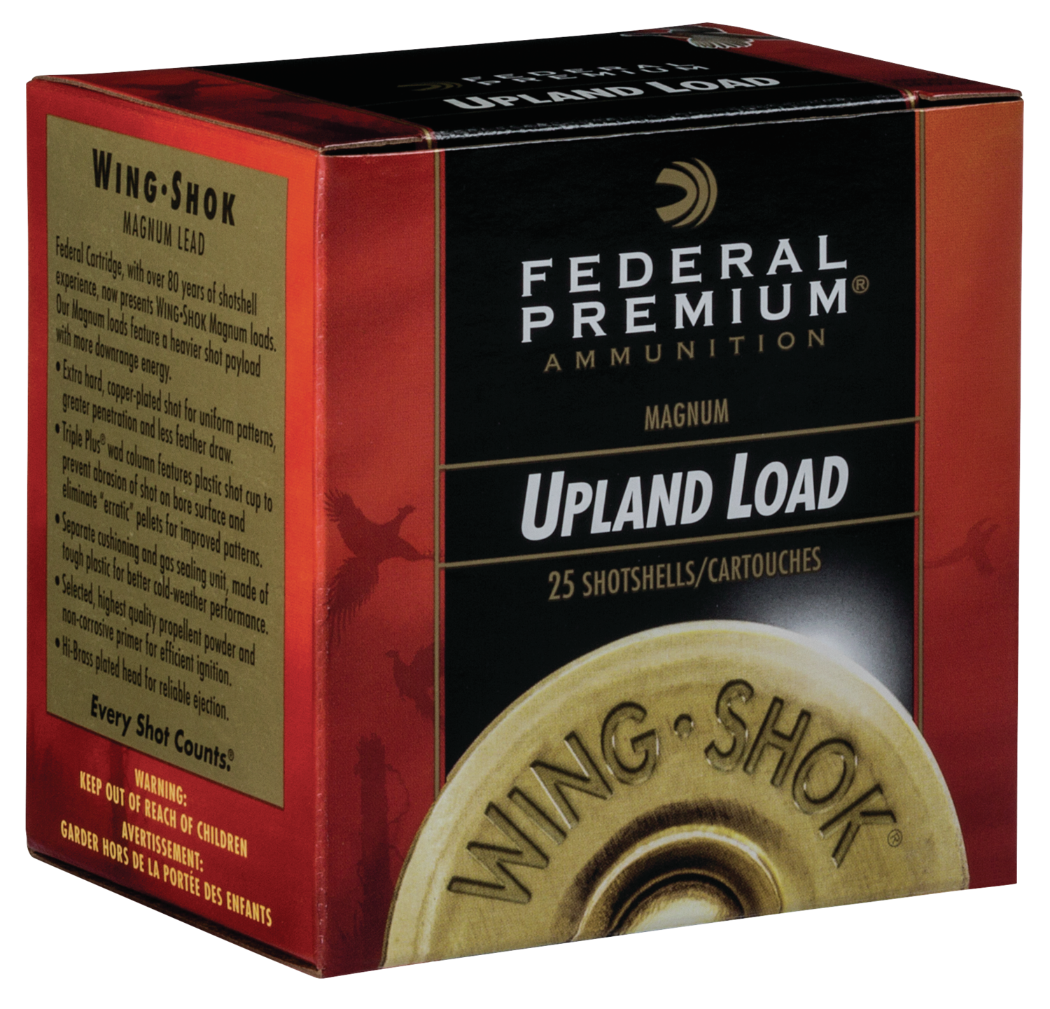 Federal Premium, Fed P1385     Wngshk     12 Hv  13/8         25/10