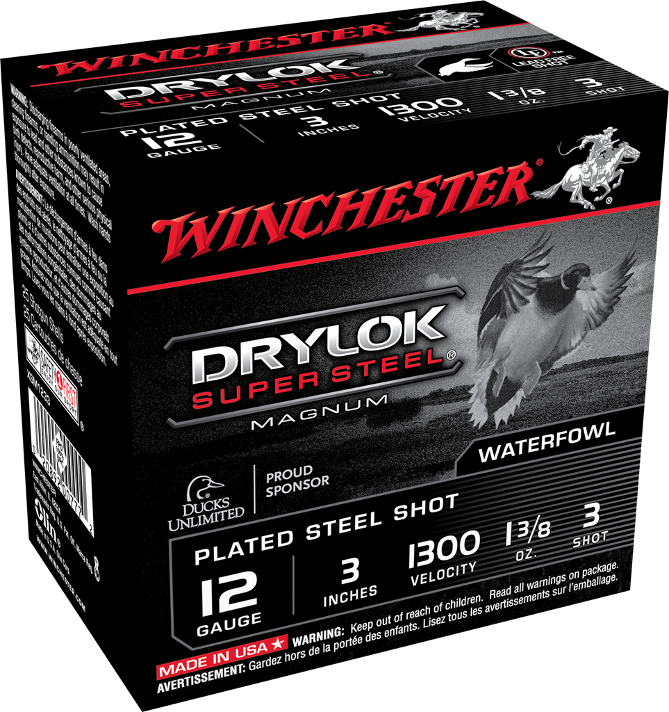 Winchester Ammo Drylock Super, Win Xsm1233    3mag    13/8  Stl             25/10