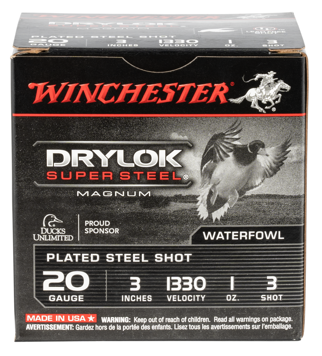 Winchester Ammo Drylock Super, Win Xsm2033    3mag     1oz  Stl             25/10
