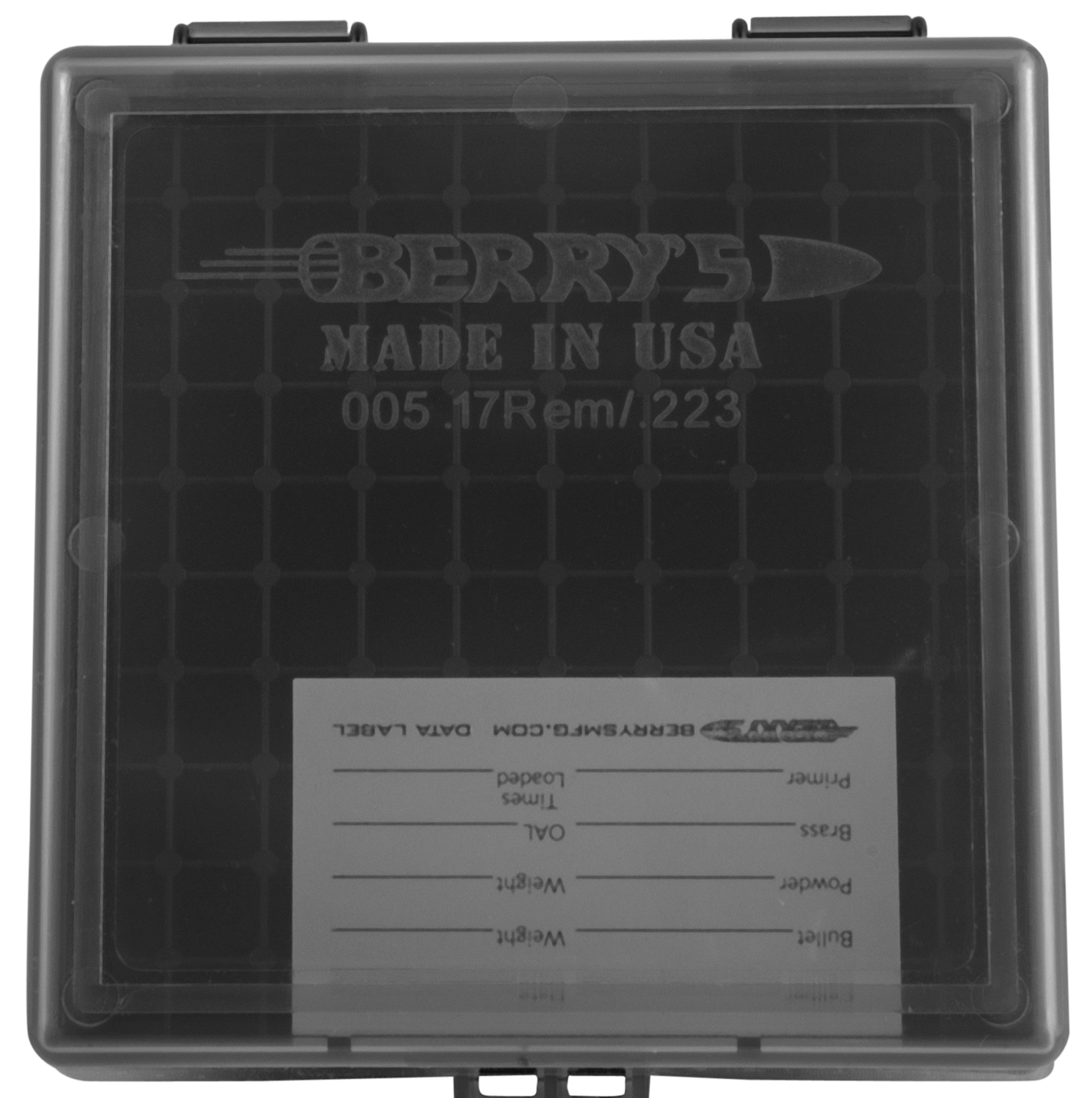 Berrys 005, Berrys 11664     005 Ammo Box  223/556 100r Smk/bk