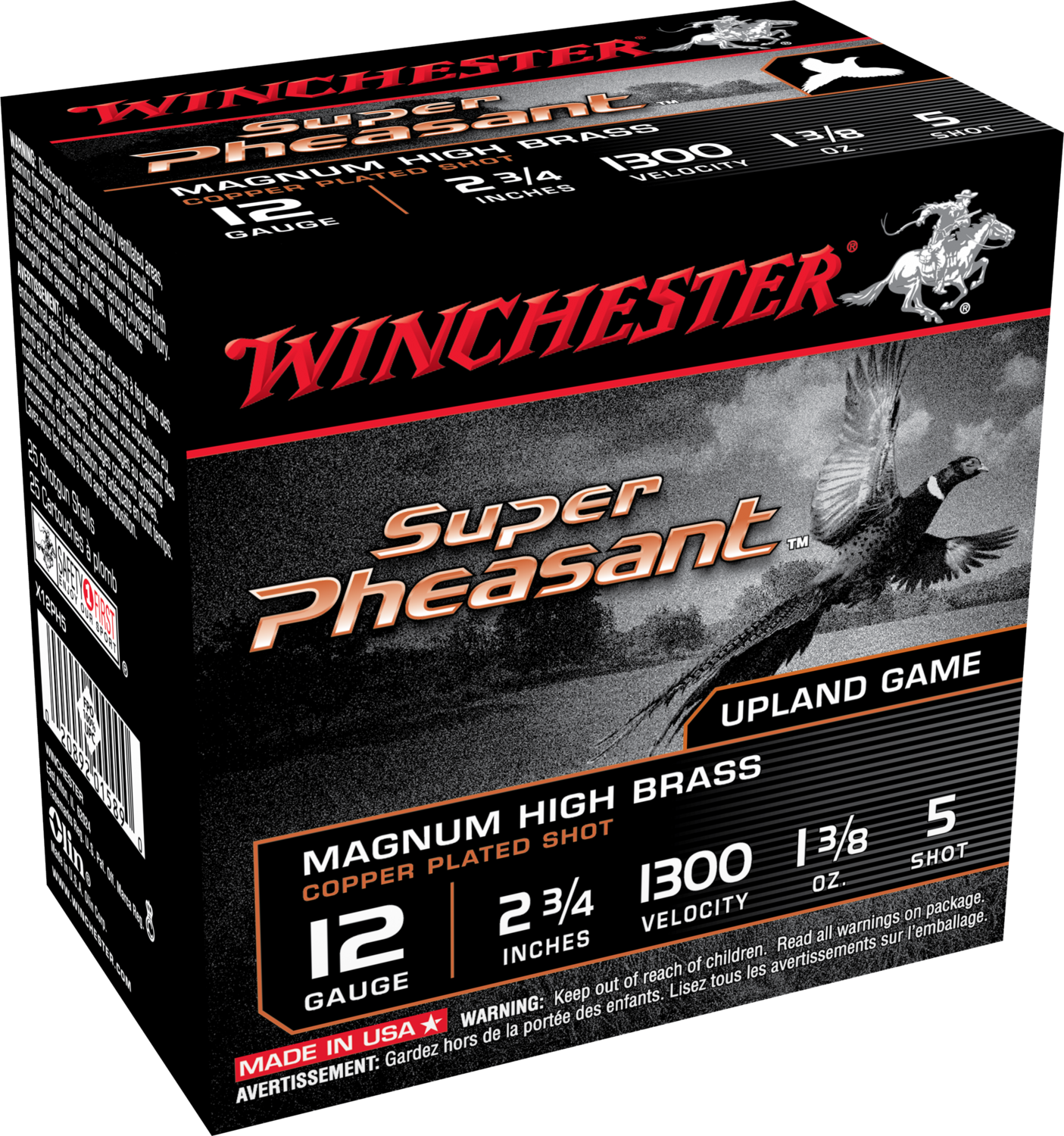 Winchester Ammo Super Pheasant, Win X12ph5   Sup Phsnt 1 3/8                 25/10