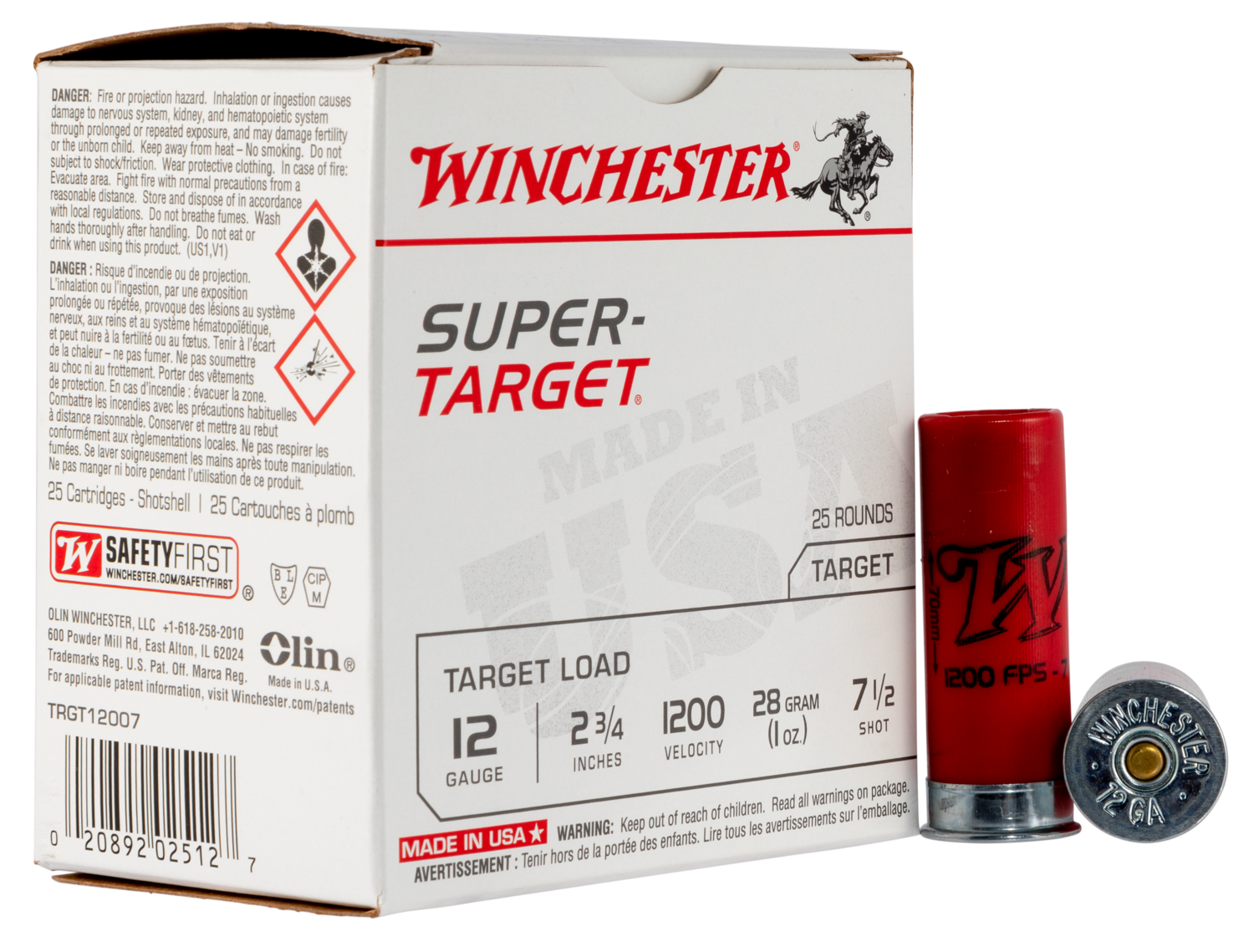 Winchester Ammo Super-target, Win Trgt12007  Sup Tgt       1oz             25/10