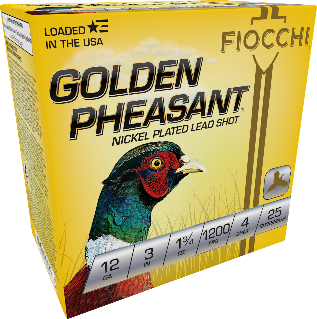 Fiocchi Golden Pheasant, Fio 123gp4    Gld Phs       13/4             25/10