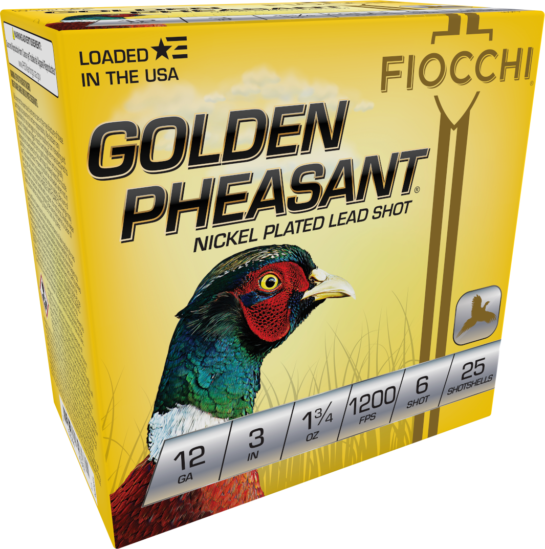 Fiocchi Golden Pheasant, Fio 123gp6    Gld Phs       13/4             25/10