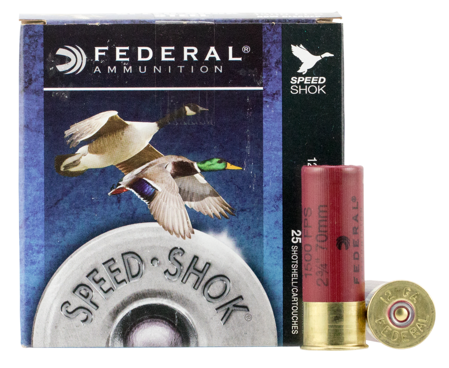 Federal Speed-shok, Fed Wf1454        Spdshk 12     1-1/8 Stl    25/10