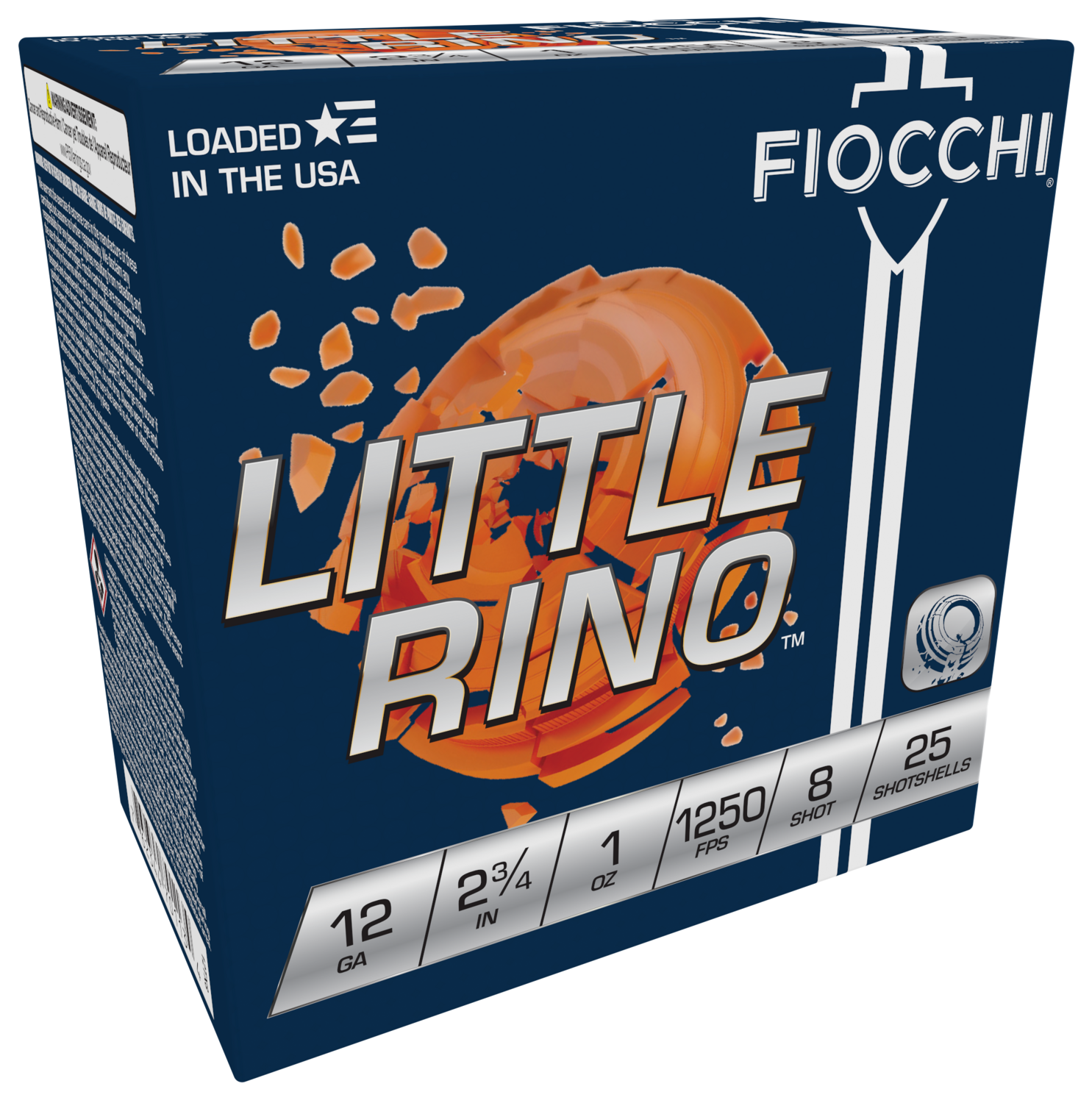 Fiocchi Exacta Target, Fio 12tx8     Little Rhino  1oz              25/10
