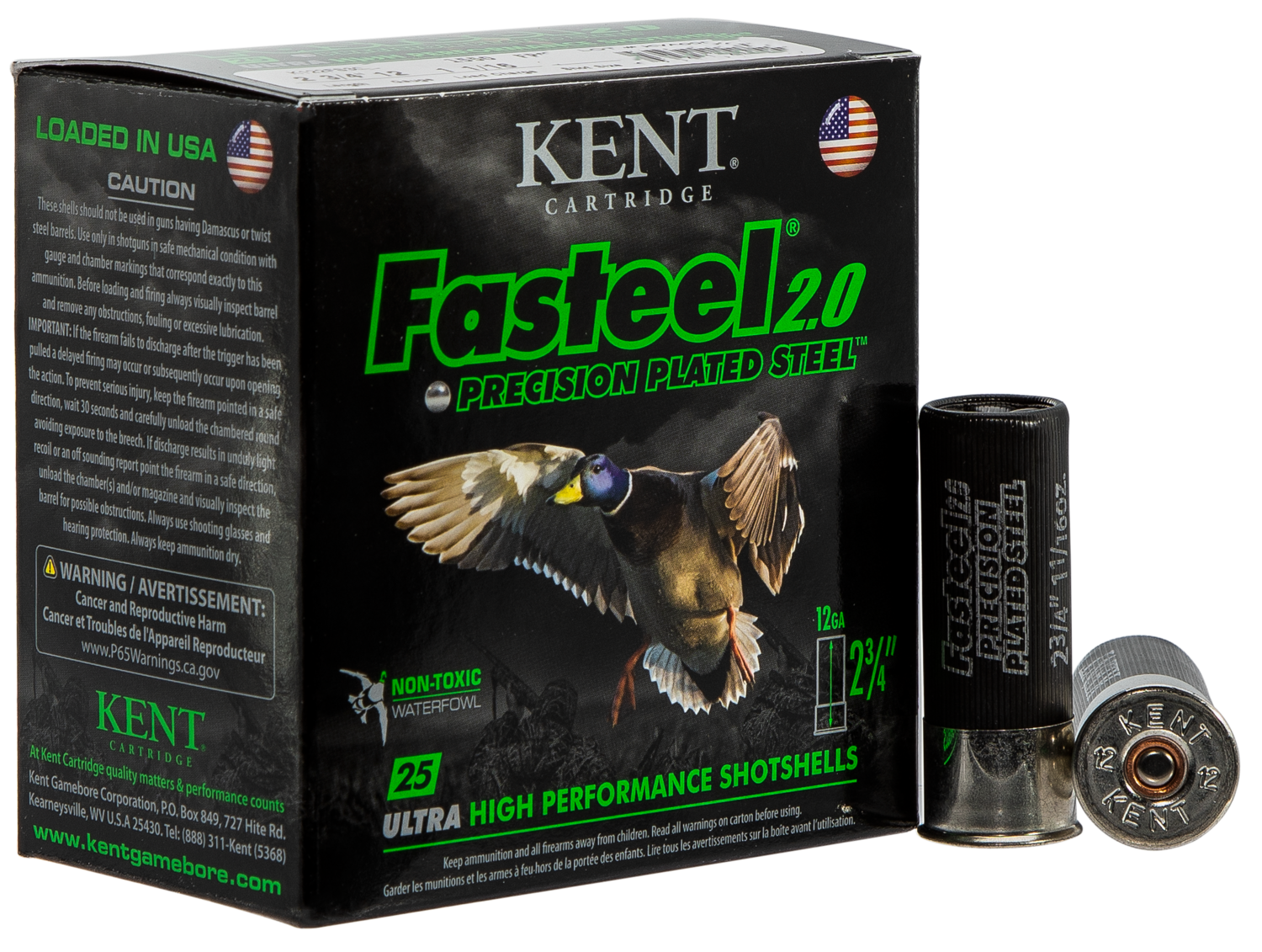 Kent Cartridge Fasteel 2.0, Kent K122fs304    2.75 11/16 Faststl 2.0     25/10