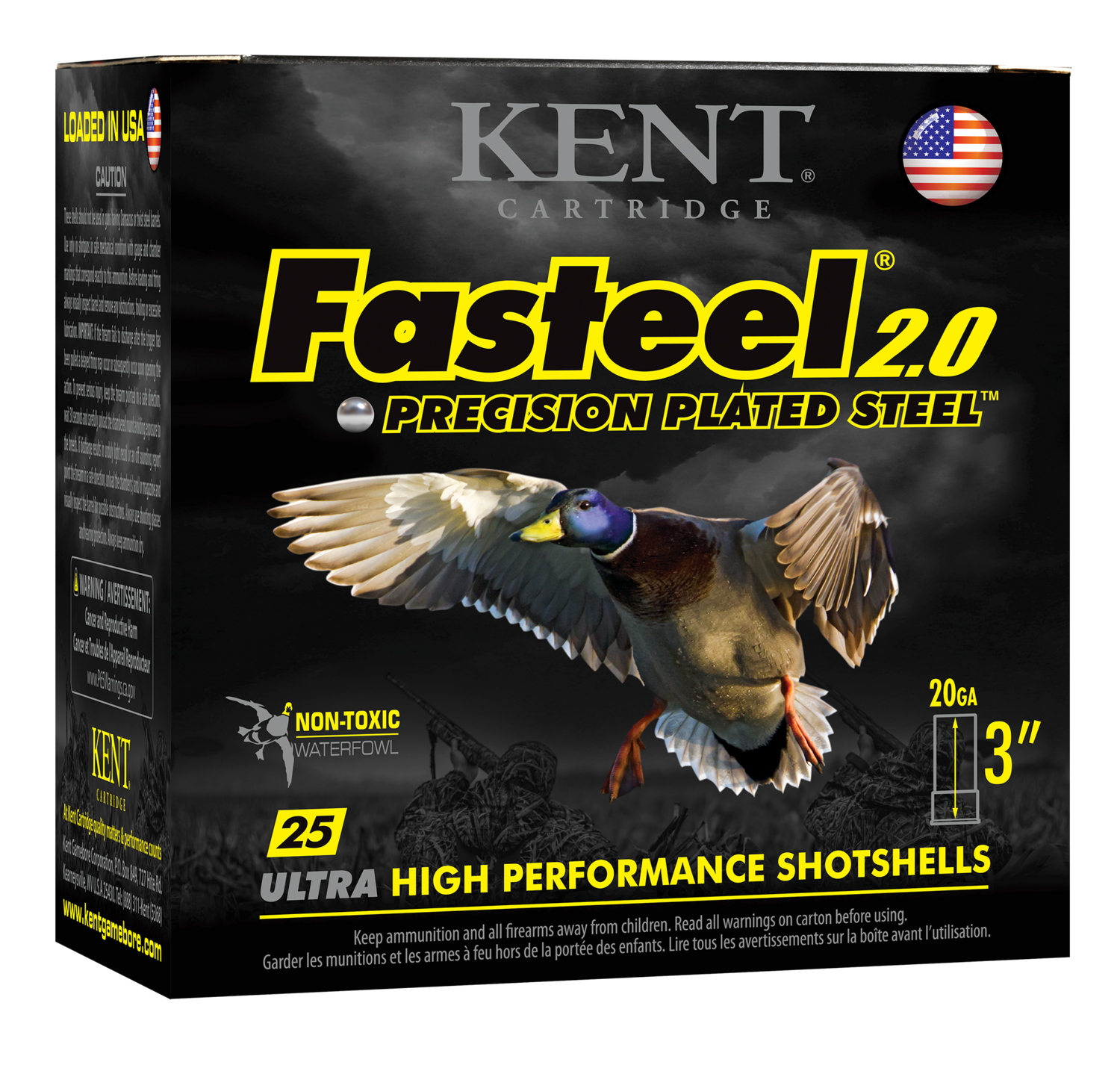 Kent Cartridge Fasteel 2.0, Kent K203fs243    3in 7/8    Faststl 2.0     25/10