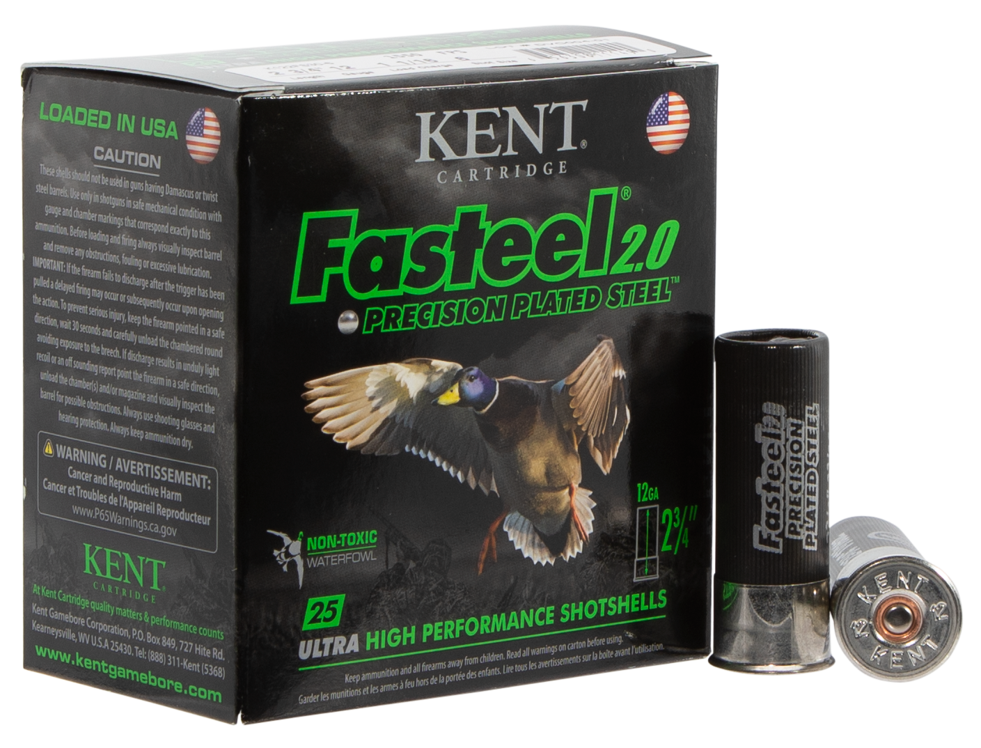 Kent Cartridge Fasteel 2.0, Kent K122fs306    2.75 11/16 Faststl 2.0     25/10
