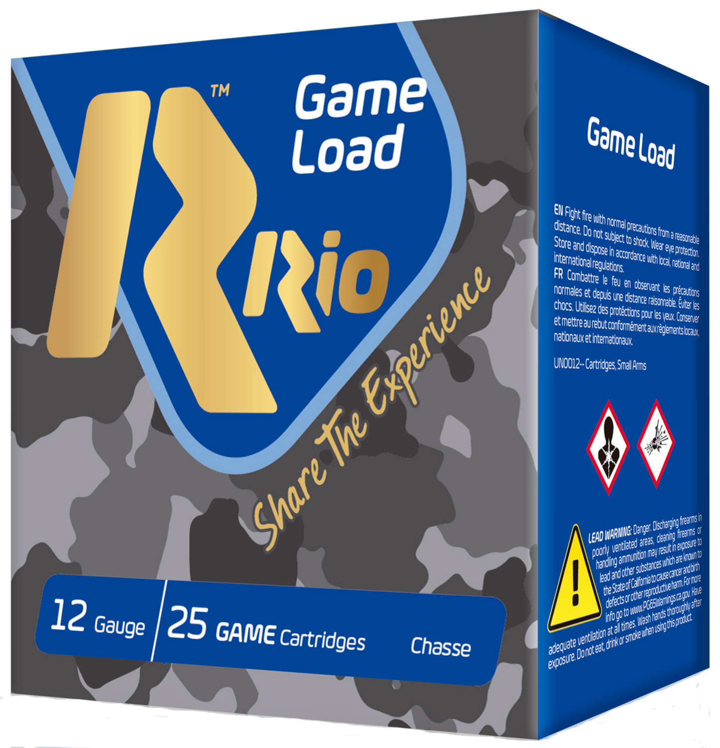 Rio Ammunition Game Load, Rio  Sg328     12  23/4 11/8   Game Load    25/10