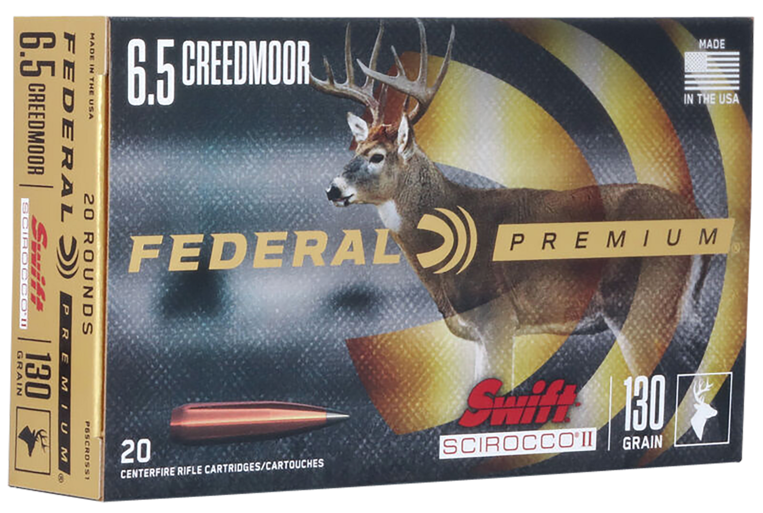Federal Premium, Fed P65crdss1      6.5crd  130 Swft Scir     20/10