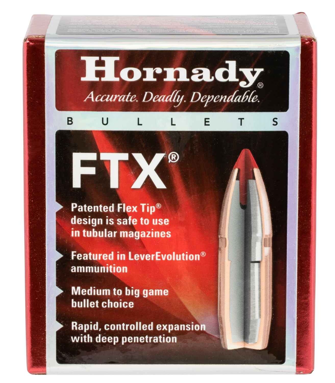 Hornady Ftx, Horn 3502   Bull .355 165 Ftx               100/15