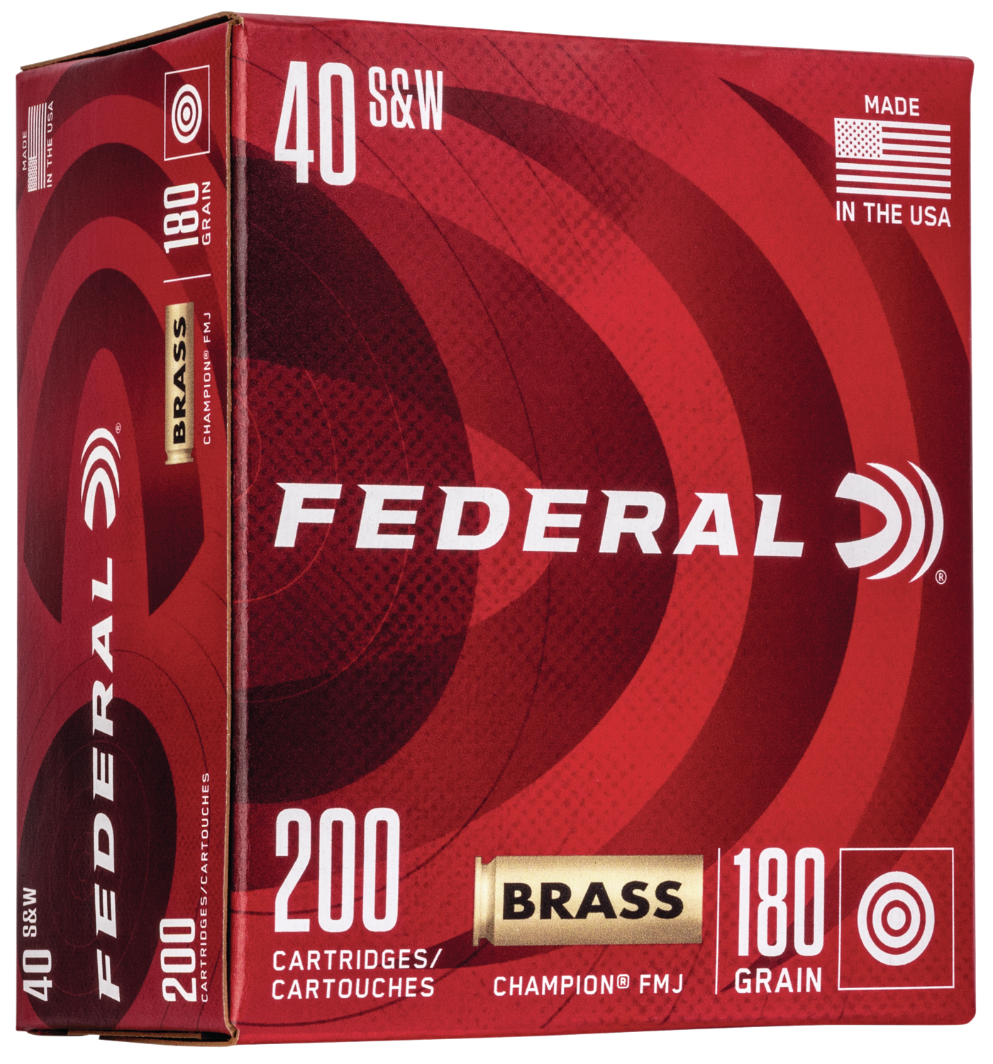 Federal Champion, Fed Wm52232      40 Brass  180 Fmj           200/5