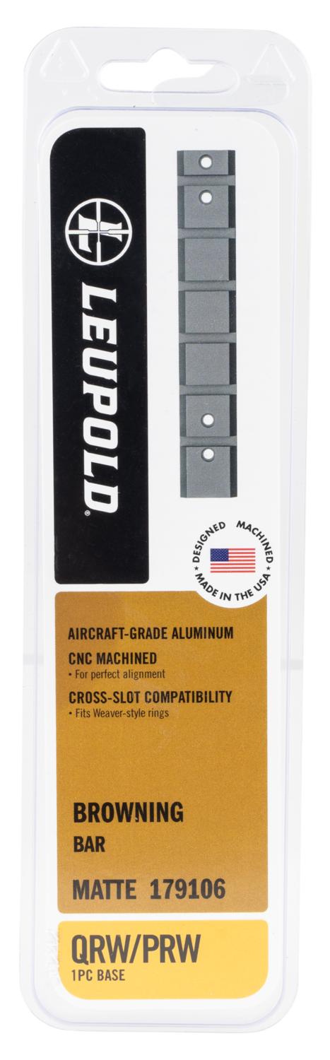 Leupold Qr Weaver, Leu 179106 Qrw 1-pc   Bar