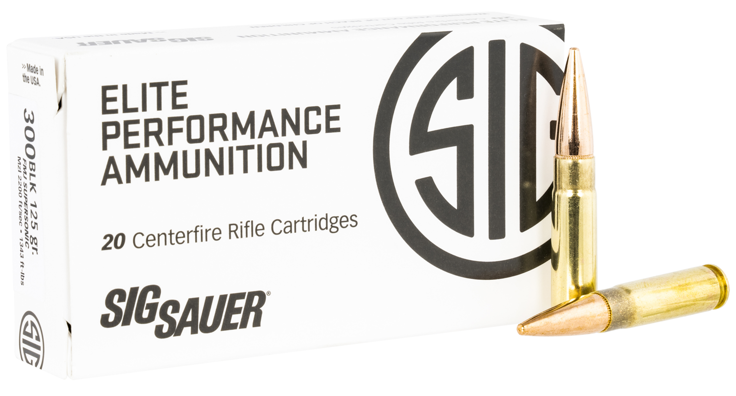 Sig Sauer Elite Performance, Sig E300b1-20      Elite Perf 300bo 125 Fmj  20/25