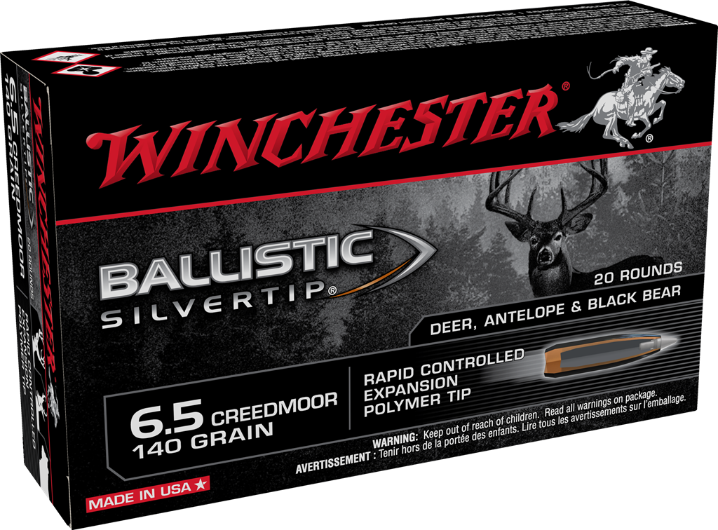 Winchester Ammo Ballistic Silvertip, Win Sbst65cm      6.5crd 140bst              20/10