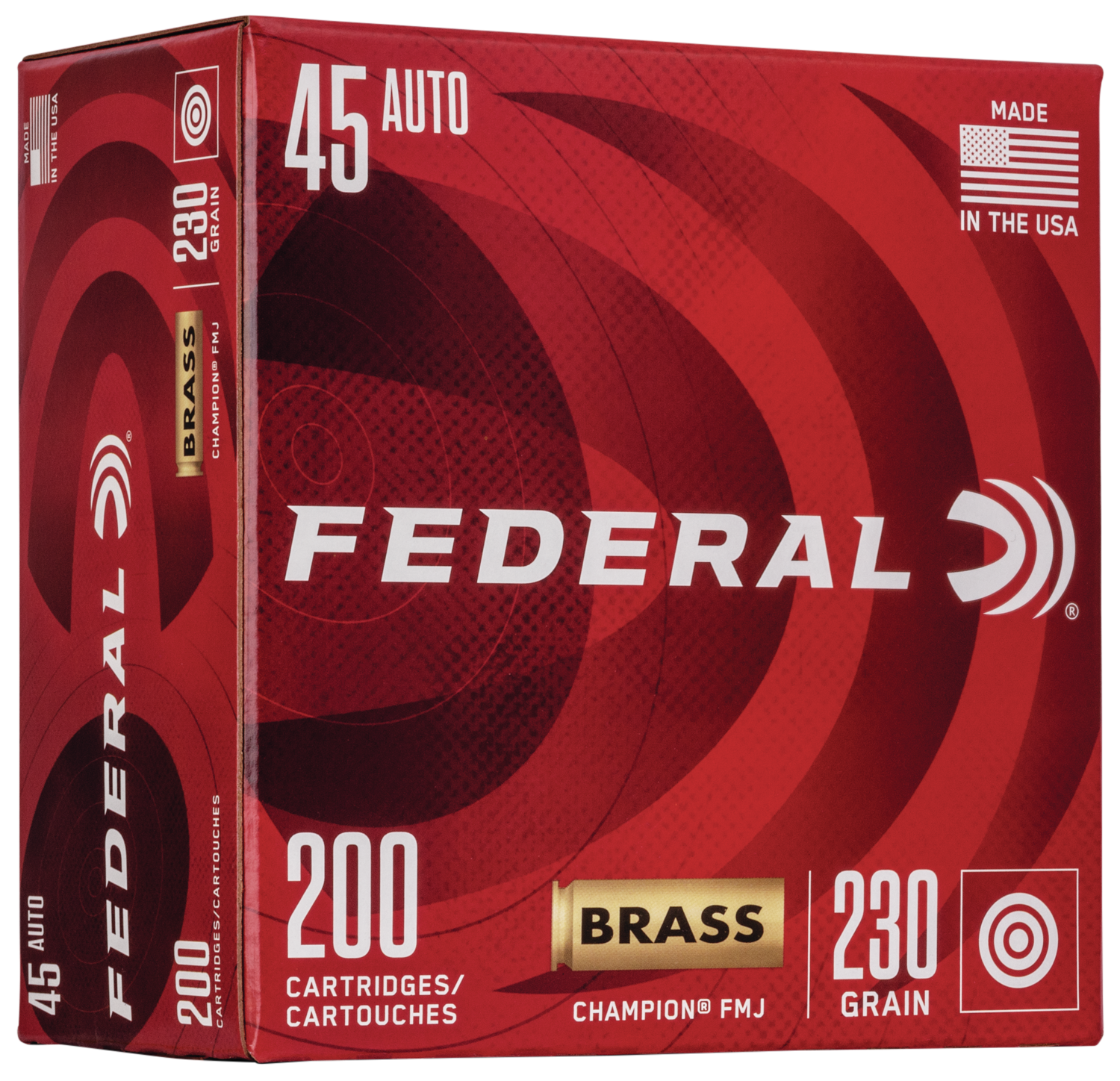 Federal Champion, Fed Wm52332      45 Brass  230 Fmj           200/5