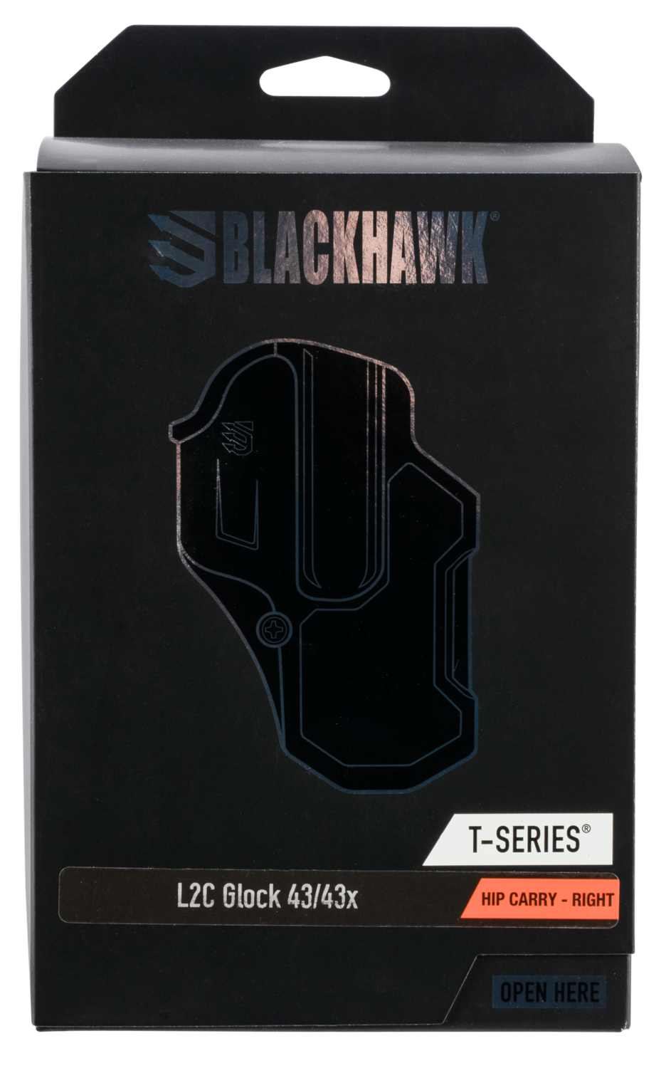 Blackhawk T-series, Bhwk 410776bkr  T-series L2c Glock 43/48x Rh
